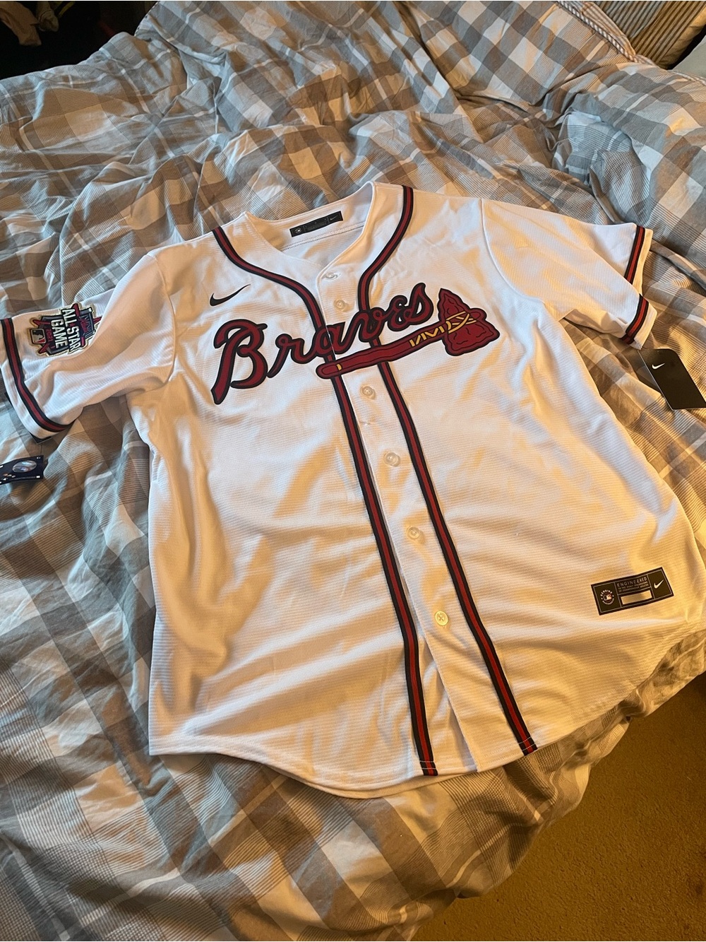 Nike Atlanta Braves White Baseball Jersey